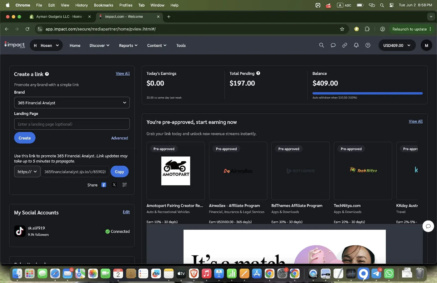 impact.com — Affiliate Partnerships